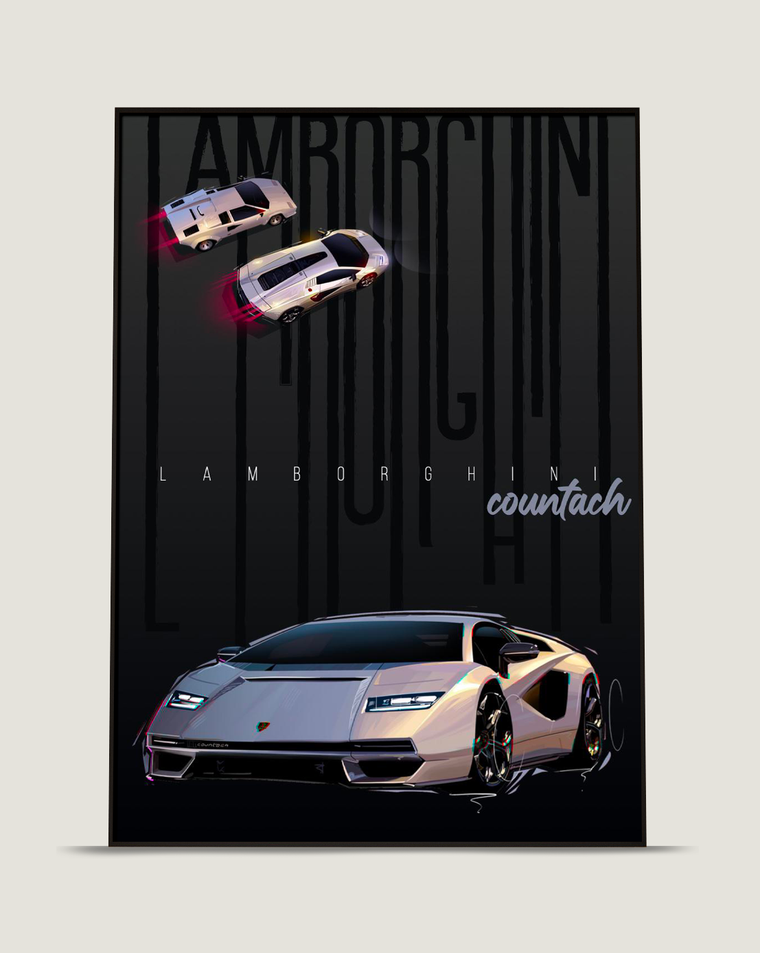 Lamborghini Countach LPI 800-4 by @Shozo