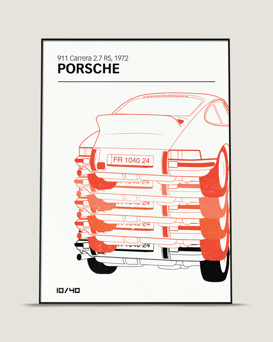 Poster Porsche 911 Carrera 2.7 RS